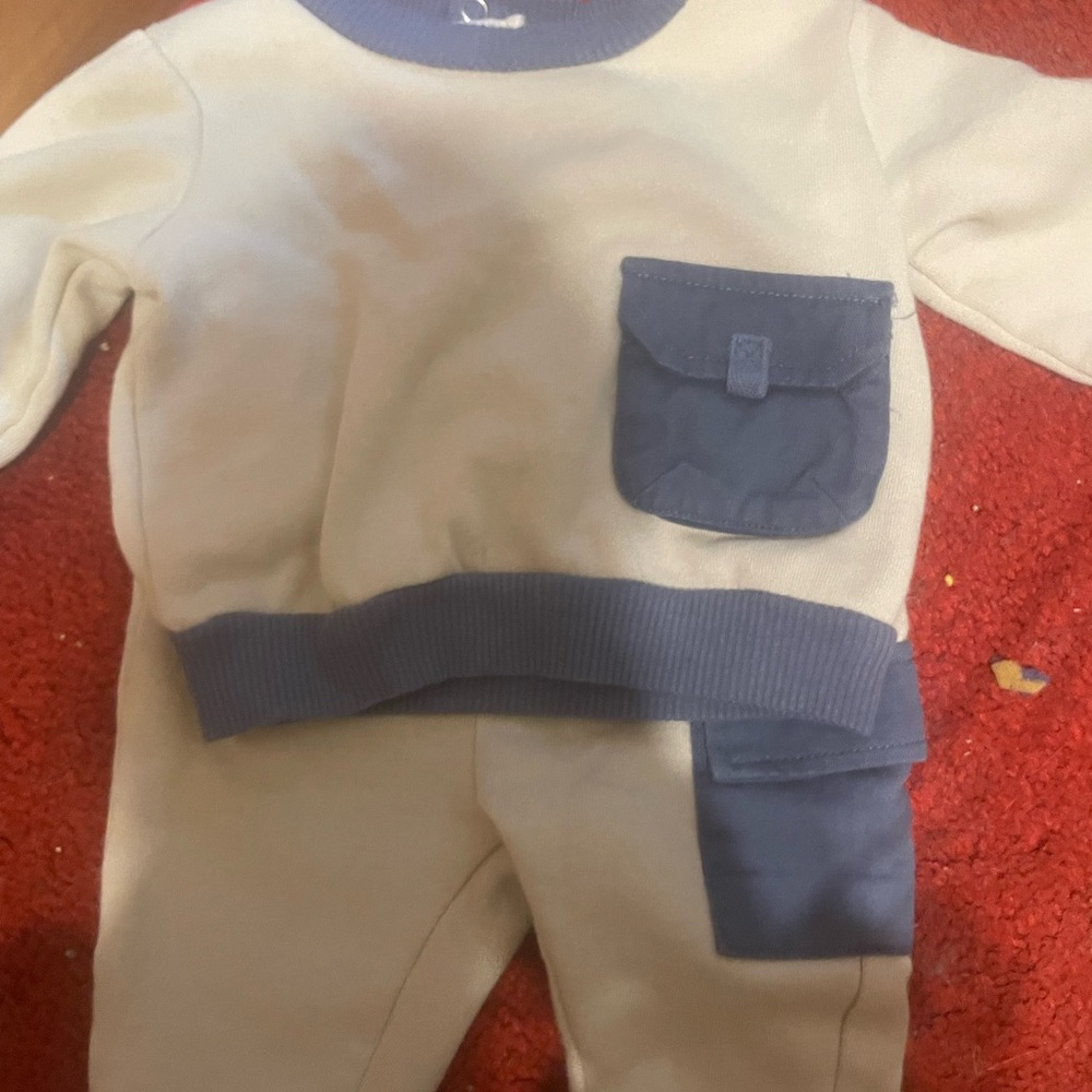 Baby boy matching set 0-3 months